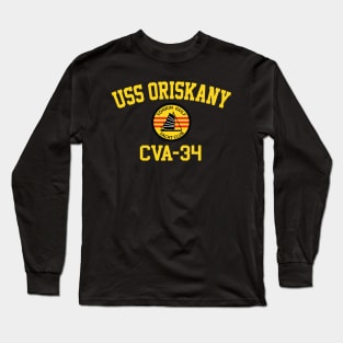 USS Oriskany CVA-34 Tonkin Gulf Yacht Club Long Sleeve T-Shirt